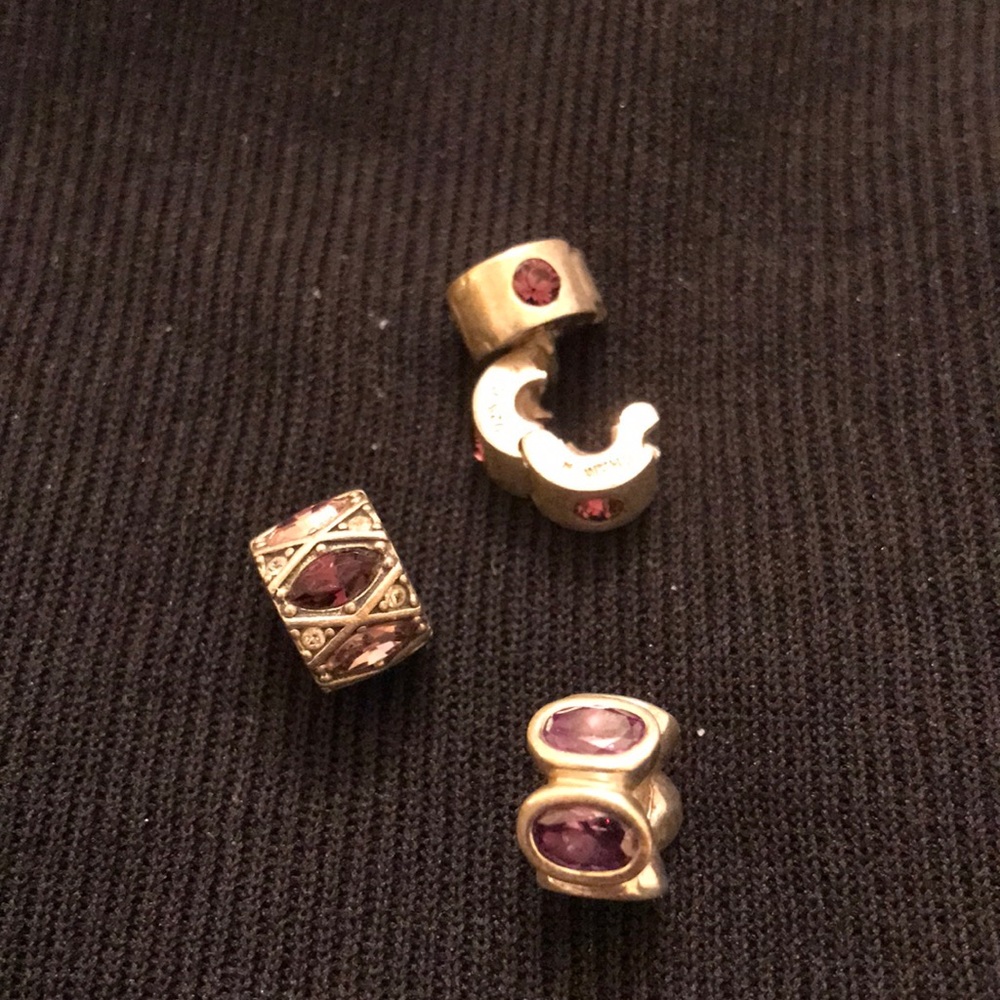 Swarovski charms (fits a Pandora bracelet)